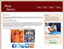 Tablet Screenshot of harpdoctor.com